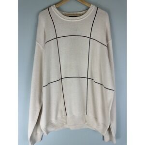 Dockers Crew Neck Long Sleeve Heavy Cotton Sweater Men's Size XXL New With Tags